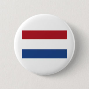 Nederlandse vlag ronde button 5,7 cm