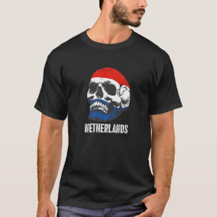 Nederlandse Vlag Schedel Nederlandse Trots Patriot T-shirt