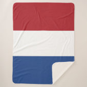 Nederlandse vlag sherpa deken (Voorkant)