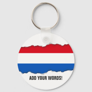 Nederlandse vlag sleutelhanger