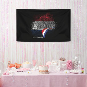 Nederlandse vlag spandoek
