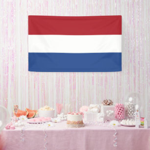 Nederlandse vlag spandoek