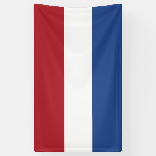 Nederlandse vlag spandoek (Verticaal)