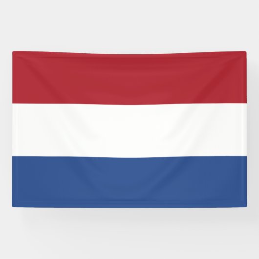 Nederlandse vlag spandoek (Horizontaal)