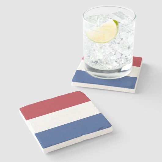 Nederlandse vlag stenen onderzetter (Zijkant)