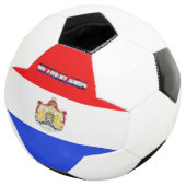 Nederlandse vlag voetbal (Drie kwart)