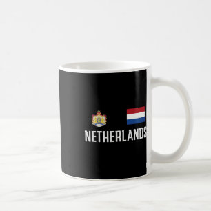 Nederlandse Vlag Voetbal Fan Mannen Vrouwen Kind Koffiemok