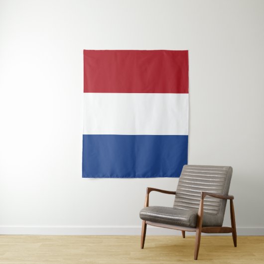 Nederlandse vlag wandkleed (In situ)