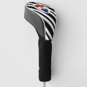 Nederlandse vlaggen golfheadcover (Schuin)