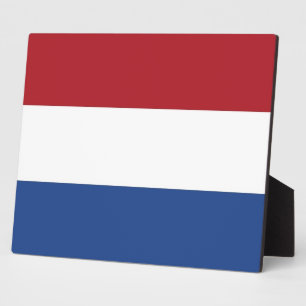 Nederlandse vlaggenPlaque Fotoplaat