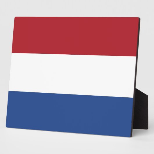 Nederlandse vlaggenPlaque Fotoplaat (Zijkant)