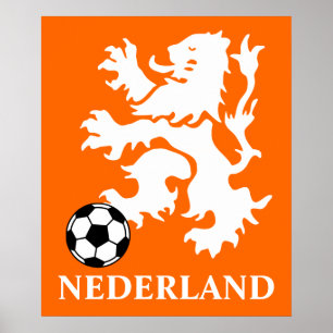 Nederlandse Voetbal Poster