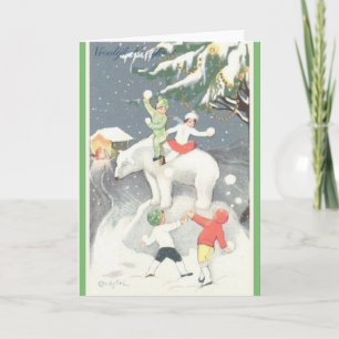 Nederlandse Vroolijk Kerstfeest Kaart