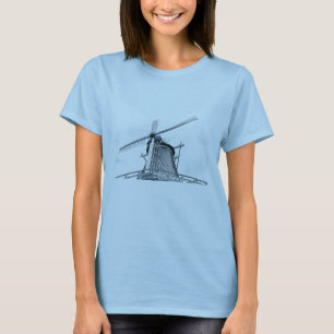 Nederlandse windermolen t-shirt