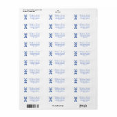 Nederlandse Windmill Return Label (Full Sheet)