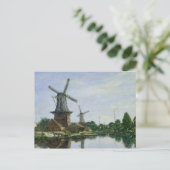 Nederlandse Windmills, 1884 Briefkaart (Staand voorkant)