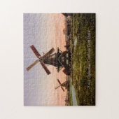 Nederlandse Windmills aangepast puzzel Legpuzzel (Verticaal)