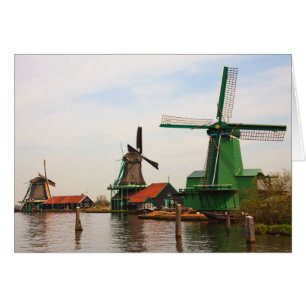 Nederlandse Windmills, Zaanse Schans.
