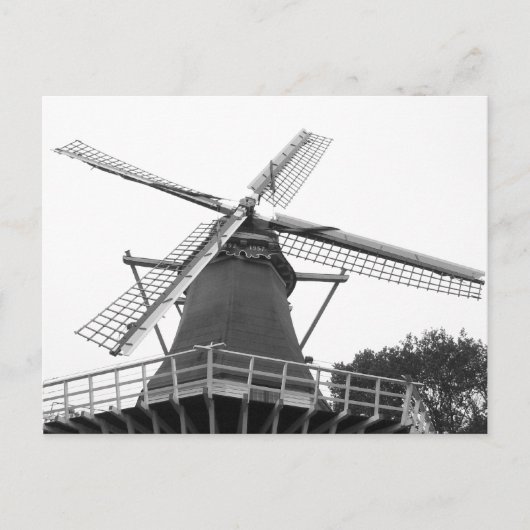 Nederlandse windmolen briefkaart (Voorkant)
