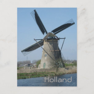 Nederlandse windmolen briefkaart