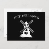 Nederlandse windmolen briefkaart (Voorkant / Achterkant)