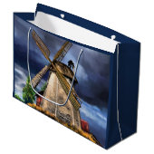 Nederlandse Windmolen Cadeautas (Voorkant Gekanteld)