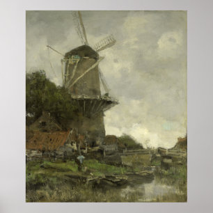 Nederlandse windmolen, Jacob Maris Poster