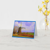 Nederlandse Windmolen Kaart (Gele Bloem)