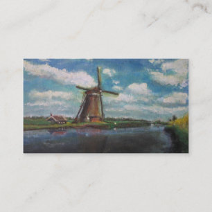 Nederlandse Windmolenfotokaart Visitekaartje