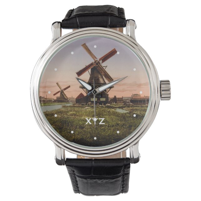  Nederlandse Windmolens aangepaste horloges (Voorkant)