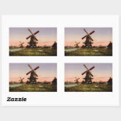  Nederlandse Windmolens aangepaste stickers (Vel)