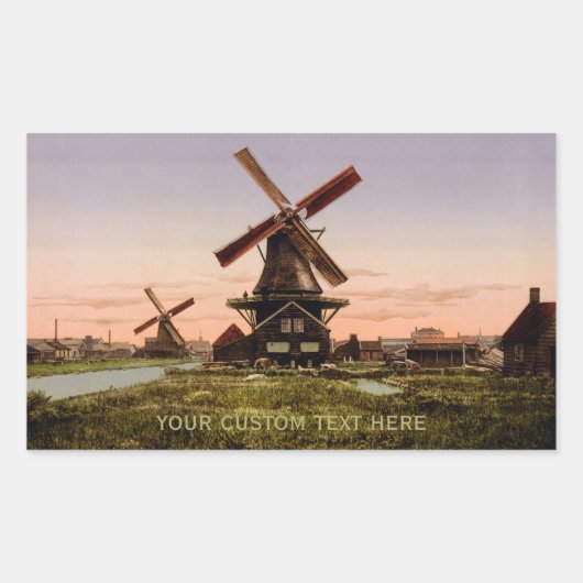  Nederlandse Windmolens aangepaste stickers (Voorkant)