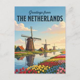 Nederlandse windmolens Nederland Briefkaart