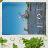 Nederlandse windmolens theekdoek theedoek (Gevouwen)