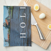 Nederlandse windmolens theekdoek theedoek (Quarter Fold)