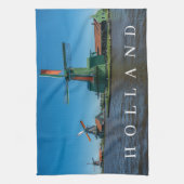 Nederlandse windmolens theekdoek theedoek (Verticaal)