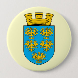 Nederoesterreich, Oostenrijk Ronde Button 4,0 Cm