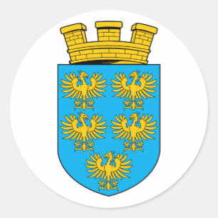 Nederoesterreich, Oostenrijk Ronde Sticker