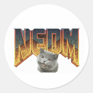 NEDM RONDE STICKER