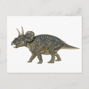 Nedoceratops Dinosaur Running Briefkaart