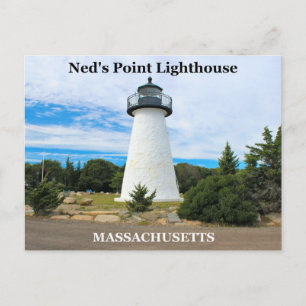 Ned's Point Lighthouse, Massachusetts Briefkaart
