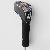 Nee.1 Pap Foto Collage Golfheadcover (Schuin)