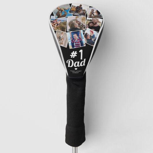 Nee.1 Pap Foto Collage Golfheadcover (Voorkant)