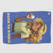 Née à Birdie Serviette de golf pour femmes (Horizontal)