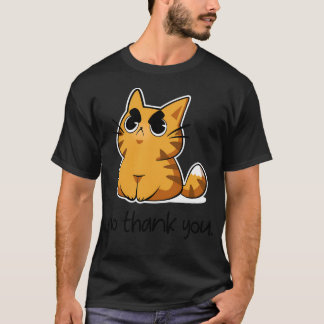 Nee bedankt - Angry Schattige Cat T-shirt