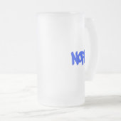 "Nee" Bevroren Glas Mok (Voorkant rechts)