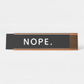 Nee Bureau Naambordje (Voorkant)