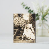 Nee, dat doe je niet. (Sepia) Briefkaart (Staand voorkant)