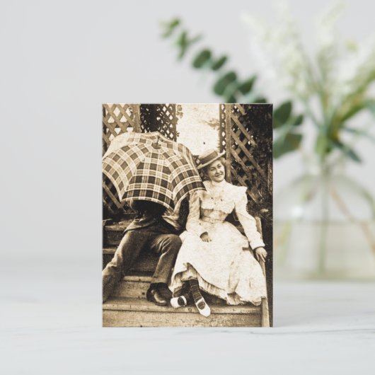 Nee, dat doe je niet. (Sepia) Briefkaart (Staand voorkant)