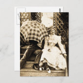 Nee, dat doe je niet. (Sepia) Briefkaart (Voorkant / Achterkant)